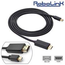 HDMI To DisplayPort Mini Cable (1.5 Meter)